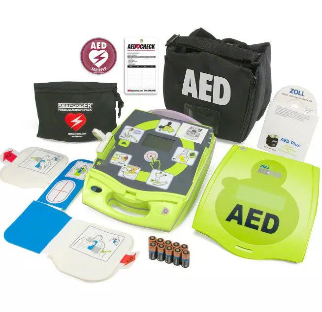 Zoll AED Plus Fully Automated Defibrillator – Complete